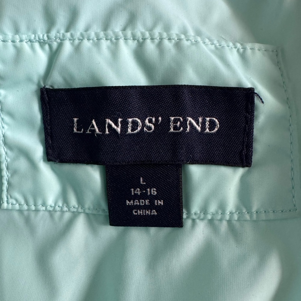 Lands’ End Down Packable Puffer Jacket Insulated … - image 4